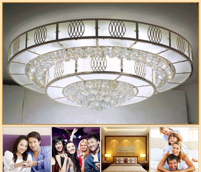 Đèn ốp trần bánh tiêu đẹp cho phòng khách CM260-3